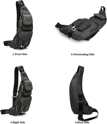 Vista 2 de Nicgid Sling Bag - Mochila bandolera para hombre