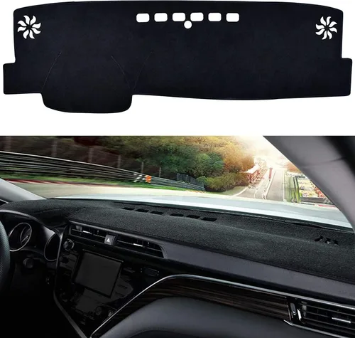 Vista 13 de SPEEDWOW Cubierta Alfombrilla para Tablero de Instrumentos Tapete Alfombra Compatible para Toyota Camry 2002-2006 Alfombrilla para Tablero Cubiertas