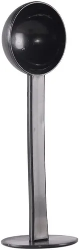 Vista 2 de Cuchara medidora de café expreso de 0.35 oz, cuchara de café de plástico para café molido, té y sal con parte inferior prensada, 5.9 x 1.9 pulgadas