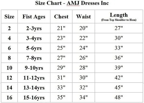 Vista 5 de AMJ vestidos Inc Big Comunión de las niñas Flower Girl Pageant Vestido