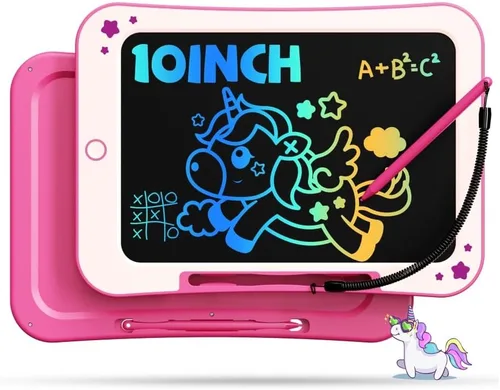 Vista 8 de TEKFUN - Tableta de escritura LCD para niños, juguetes para niñas pequeñas, tabla de dibujo de garabatos, regalos de Pascua para niños, regalo