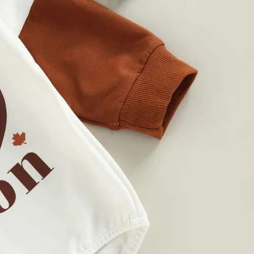 Vista 48 de MERSARIPHY Sudadera de fútbol para bebé, traje de manga larga con letras divertidas, ropa de otoño e invierno