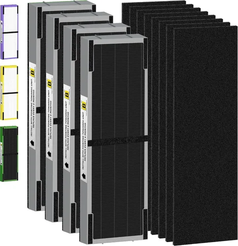 Vista 9 de FLT4825SM Filtro HEPA para eliminar humo B de repuesto compatible con purificadores de aire G-Guardian AC4825 AC4825E AC4825W AC4300 AC4800 AC4900