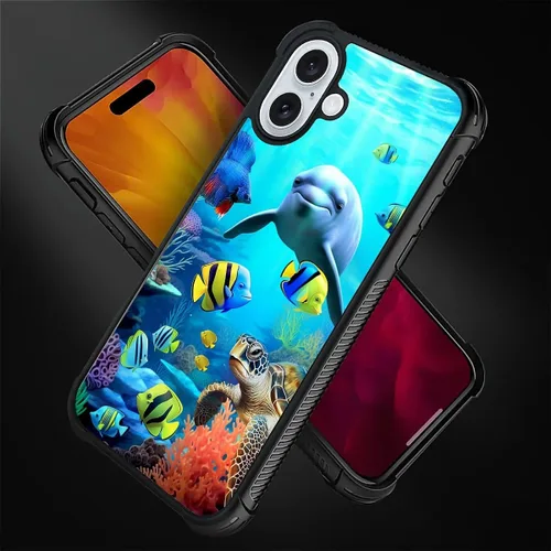 Vista 252 de Funda compatible con iPhone 15, diseño de elefantes africanos, diseño increíble a prueba de golpes, antiarañazos, carcasa trasera de policarbonato