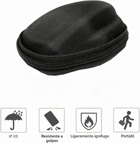 Vista 5 de CANTOO Funda rígida de viaje para mouse Logitech MX Master 3 / 3S / 2S / Advanced, mouse inalámbrico, bolsa de almacenamiento protectora