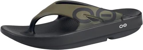 Vista 7 de OOFOS mens Ooriginal Sport Sandal Negro/Grafito