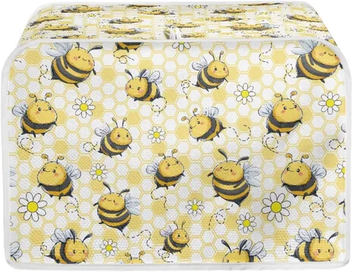 Vista 45 de Xoenoiee Funda protectora para tostadora con estampado de águila y bandera estadounidense del 250 aniversario, a prueba de polvo e impermeable