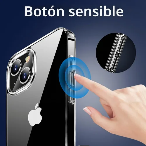 Vista 6 de JJGoo Compatible con iPhone 13 Funda transparente, transparente a prueba de golpes, delgada, antiarañazos, carcasa protectora de policarbonato duro
