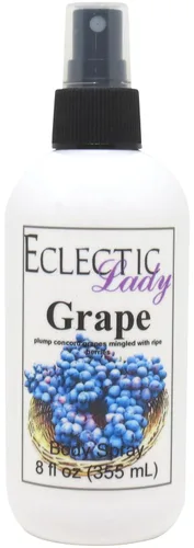 Vista 9 de Eclectic Lady Spray corporal de uva, doble fuerza, 2 onzas, niebla corporal