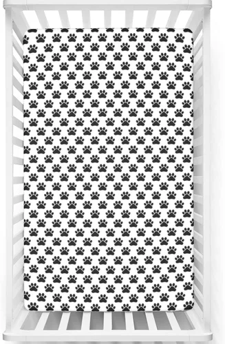 Vista 17 de Sábanas bajeras ajustables con temática de motocross, sábanas portátiles para cuna minicuna, material ultra suave, sábanas para cuna de bebé