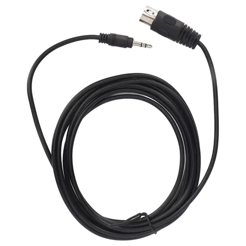 Vista 3 de Cable MIDI DIN de 8 pines a 0.138 in, enchufe macho DIN de 8 pines a macho de 0.138 in, transmisión estable profesional de 9.8 pies, flexible Plug