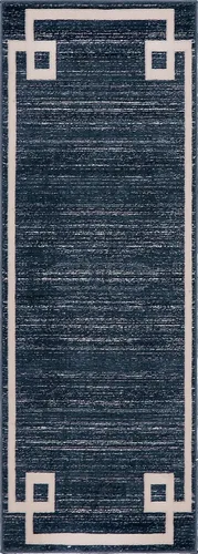 Vista 34 de Unique Loom Colección Uptown de Jill Zarin - Alfombra moderna con textura de estilo griego, color beige (1.25 x 1.85 m)