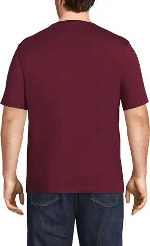 Vista 2 de Lands' End Camiseta de manga corta Super-T con bolsillo para hombre