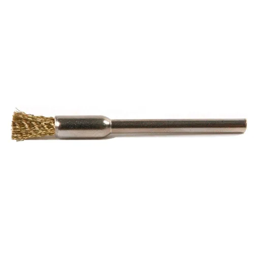 Vista 4 de Driak 20pcs 0.197 in/0.19 "latón pequeño cepillo de alambre mini latón cepillo rotativo kit de herramientas