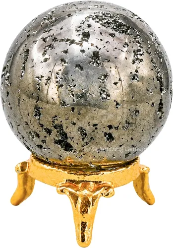 Vista 30 de Amazing Gemstone Bola de cristal de Amazonita con soporte, bolas de meditación de esfera de cristal de 2 pulgadas para brujería y bolas decorativas