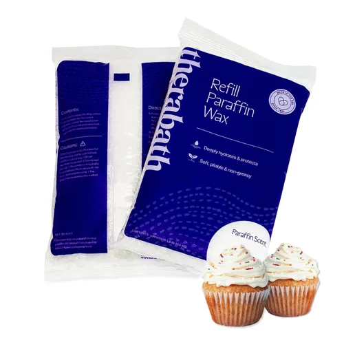 Vista 14 de Therabath Recambio de cera de parafina – Termoterapia – Uso para aliviar molestias de artritis, músculos rígidos y piel seca – para manos, pies