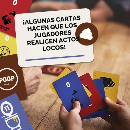 Vista 5 de Breaking Games Poop The Game - Juego de cartas para 2 a 5 jugadores, a partir de 6 años