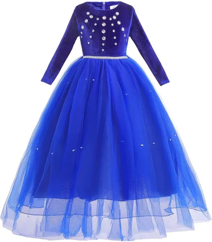 Vista 3 de Kidswant Toddler Baby Girls Luxury Princess Party Halloween Cosplay Costume Dress Up with Accessorries