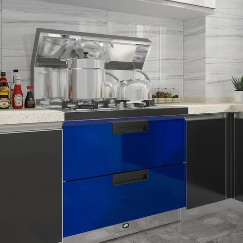 Vista 3 de CHIHUT Papel adhesivo de acero inoxidable para electrodomésticos, papel tapiz metálico para despegar y pegar para refrigerador, papel tapiz