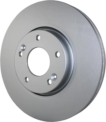 Vista 4 de Rotores de disco ventilados recubiertos de 11.811 in y TRW Pro Juego de pastillas bajas metálicas con sensores acústicos Kit de freno delantero
