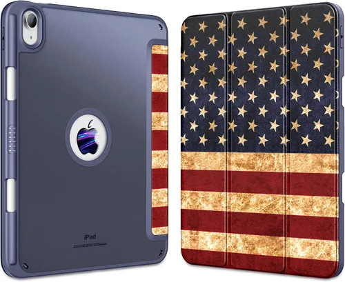 Vista 11 de DTTOCASE - Funda para iPad de 10.ª generación de 2022, 10.9”, reverso transparente y marco de poliuretano termoplástico antigolpes