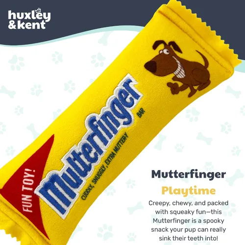 Vista 2 de Huxley & Kent Juguete Divertido para Perros con Chirriador – Juguetes de Felpa Power Plush con Sonido para Perros Pequeños, Medianos y Grandes