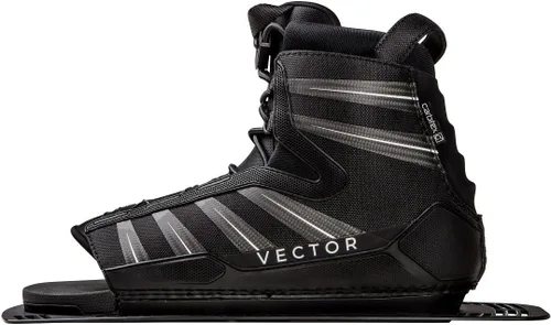 Vista 3 de Radar Vector Boa Botas de esquí acuático - Negro/Carbono/Blanco - XL - Placa de aluminio trasera