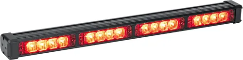 Vista 9 de LAMPHUS - Barra de luces de ledes, de advertencia, emergencia, para cubierta, SolarBlast SBLS44 16 vatios., azul (Amber / Blue)