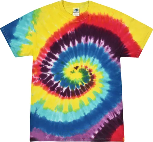 Vista 28 de Colortone Camisetas Tie Dye para Hombre y Mujer - Camisetas de manga corta unisex Tie-Dye para adultos Acadia