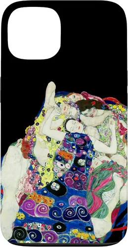 Vista 7 de Gustav Klimt The Maiden Painting Funda para iPhone 17