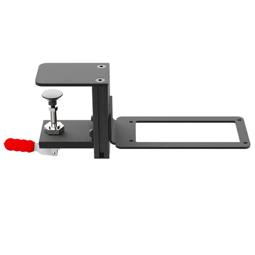 Vista 7 de Hikig Steel Clamp-on Joystick Mount Designed ONLY for Logitech G Extreme 3D PRO Joystick for Windows, Adjustable Durable Steel Desk Mount Holder for