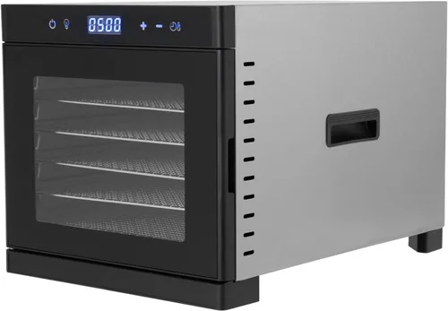 Vista 8 de 6/8 Tray Commercial Food Dehydrator Machine with Digital Adjustable 24h Timer 700w Commercial Food Dehydrator Tray Stainless Steel Fruit Meat Jerky