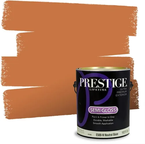 Vista 114 de PRESTIGE Pintura exterior e imprimación en uno, bronceado Aberdeen, plano, 1 galón