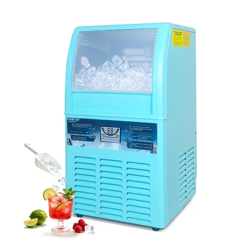 Vista 10 de GSEICE Commercial Ice Maker Machine, 150lbs/24H, 60 Cubes in 8-12 Mins