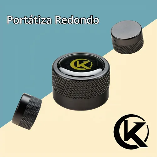 Vista 9 de KONLLEN Soporte de tiza redondo para taco de billar, portátil, para billar, accesorio de billar Negro