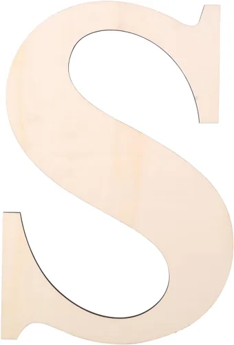 Vista 10 de Letra de madera de 12 pulgadas, letras de madera para decoración de pared, letras de madera sin terminar en blanco de 1/5 pulgadas para decoración