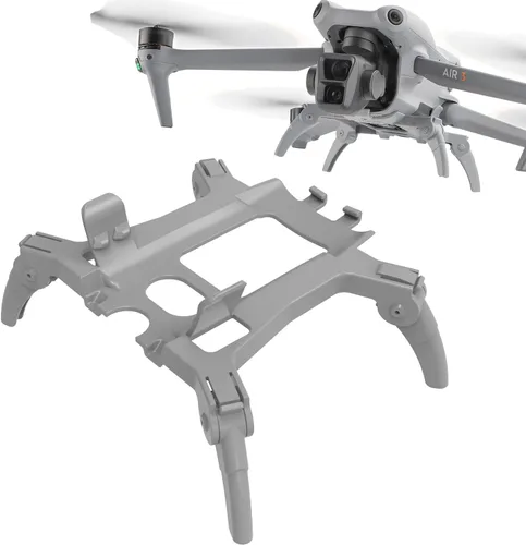 Vista 8 de Air 3 Kit extendido plegable de pierna de tren de aterrizaje para DJI Air3 RC Cámara Drone Accesorios Extensor de altura Extensiones Protector