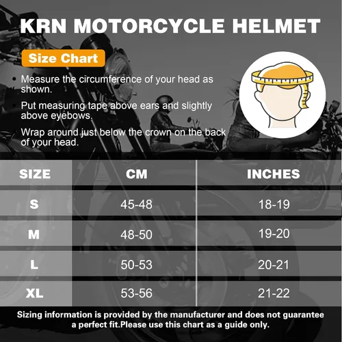 Vista 3 de KRN Casco de motocicleta de cara completa con visera de color aprobado por DOT, casco, pasamontañas y visera transparente con estrella