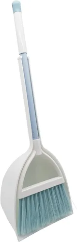Vista 15 de Mini Escoba con Palita - Pequeño Juego de Limpieza para el Hogar, Ideal para Cocina, Baño, Nido de Mascotas, Barco (Set de 3, Azul+Naranja+Amarillo)