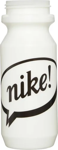 Vista 2 de Nike 2.0 HY6004 Botella de agua, blanco/negro, botella de boca grande de 22 onzas