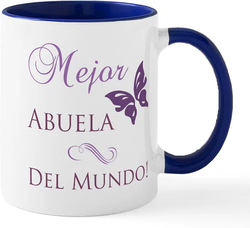 Vista 30 de CafePress Taza de café de cerámica Number One Abuelo de 11 oz (11.0 fl oz)