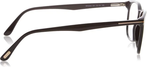 Vista 3 de Gafas graduadas Tom Ford FT 5505 001 Shiny Black, Rose Gold"t" Logo, 52-19-145