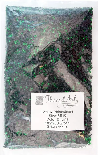 Vista 9 de Threadart Diamantes de imitación de fijación caliente a granel citrino - SS6 (0.079 in) - 72000 piedras - 500 unidades brutas a granel