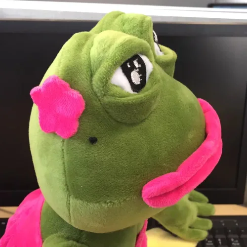 Vista 8 de Juguete de peluche de rana mágica y emotiva muñeca meme de rana, cristal de 17.7 pulgadas, ultra suave, lindo regalo para el hogar, juguete