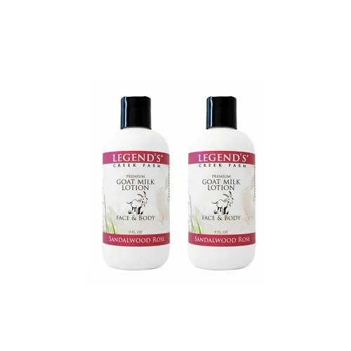 Vista 11 de Legend's Creek Farm Goat Milk Lotion - Loción corporal hidratante de leche de cabra para cuerpo, manos y cara, 9 onzas hidratantes corporales