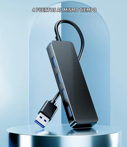 Vista 3 de PANPEO Hub USB 3.0 de 4 puertos 5Gbps para PC portátil Xbox