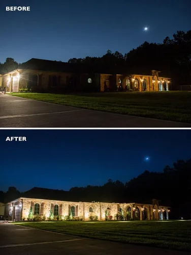 Vista 8 de Iluminación Exterior del Anochecer al Amanecer, Luces de Inundación Comerciales Gen4 de 60W para Exteriores, 7450LM 5000K Luz Diurna Equivalente a