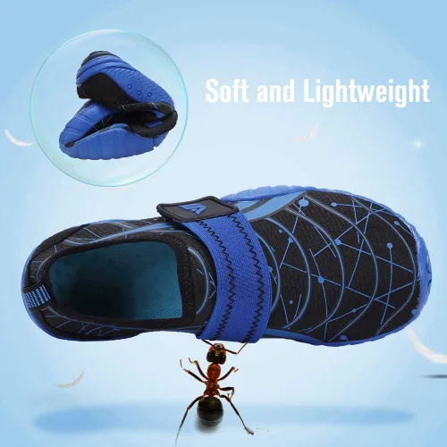 Vista 2 de CIOR Zapatos de agua ligeros para niños y niñas tenis acuáticos para la playa niños pequeñosniños grandes