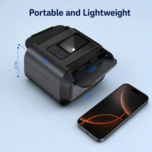 Vista 3 de Card Shuffler 1-2 Deck with Auto Stop & Manual Mode, USB Powered Black