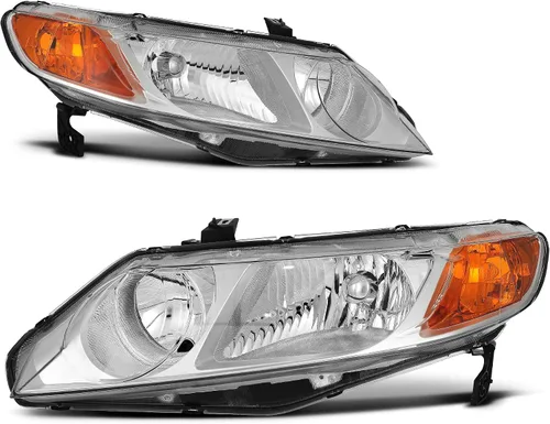 Vista 54 de oEdRo Switchback - Conjunto de faros delanteros LED compatibles con Accord 2003 2004 2005 2006 2007 DRL, par de repuesto con carcasa negra